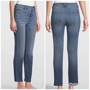 White House Black Market High Rise Straight Crop Size 2